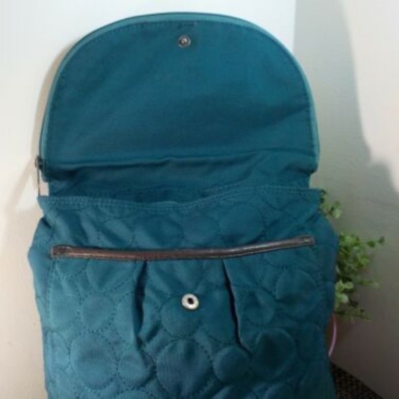 Thirty-One In Dark Teal Multi Pocket Large Women's Basic Day Backpack - Picture 7 of 12